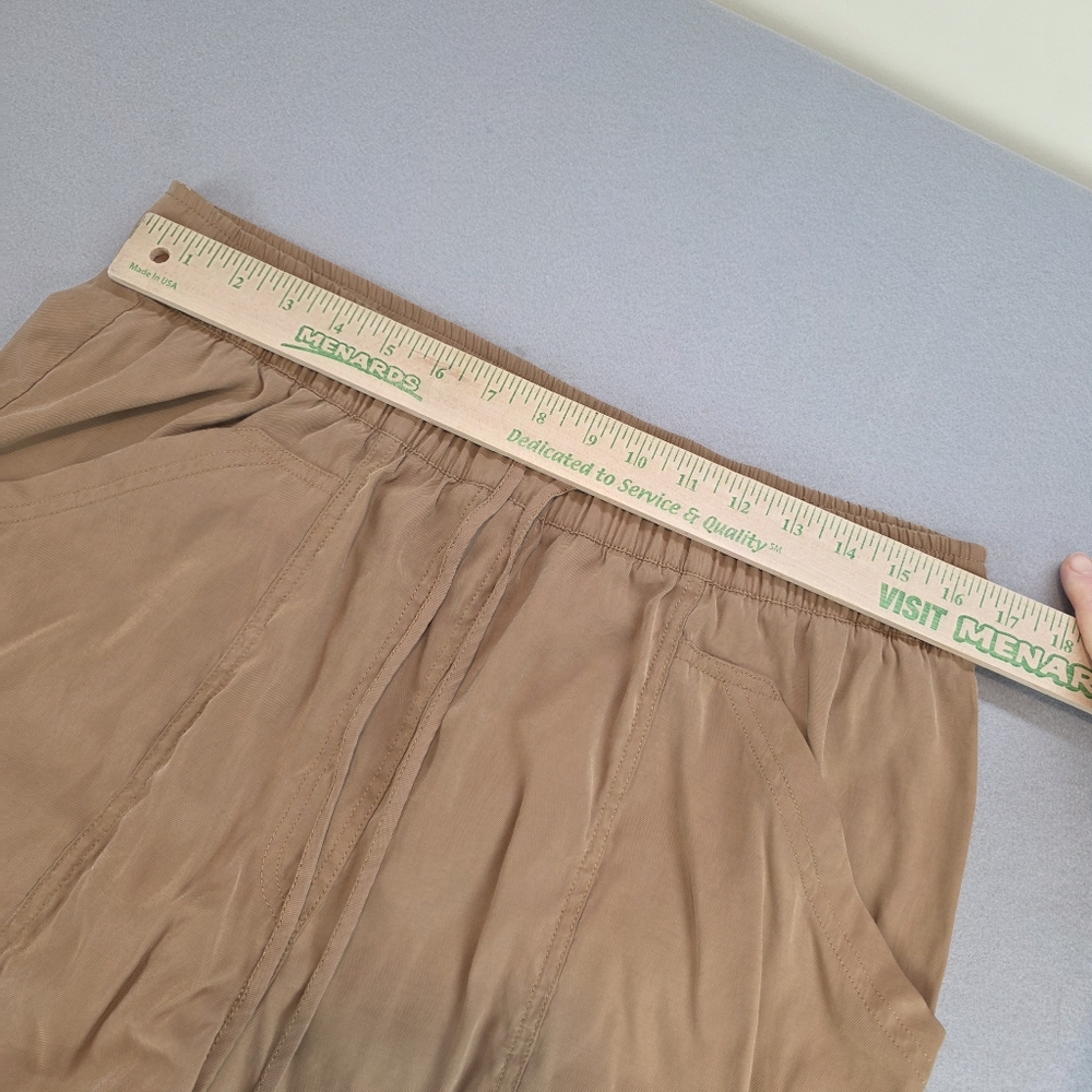 Abercrombie & Fitch Lightweight Modal Joggers‎ Pants Beach Boho Summer Lg SHORT - Picture 8 of 10
